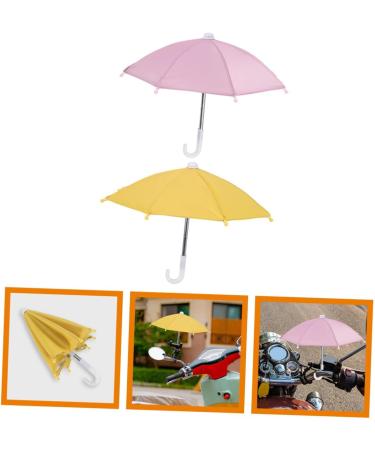 Buy Mobestech Waterproof Cell Phone Holder & Mini Umbrella for Bikes Sun & Rain Protection 27x27cm Assorted Colors - Buy Online on GoSupps.com