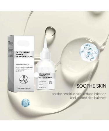 Exfoliating Hydrating Toner - Gentle Moisturizing Toner For Skin Purification Pore Minimizing & Brightening(2PCS) - Buy Online on GoSupps.com
