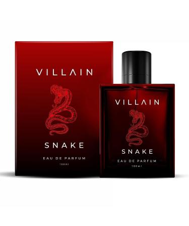 Villai'n Snake Perfume for Men 100ml | Strong Smoky & Masculine Eau de Parfum | Premium Long Lasting Fragrance | Best Gift For Men