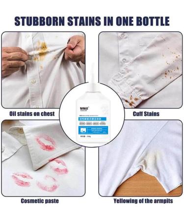 Active Enzymes for Clothes Cleaning Active Enzyme Laundry Stain Remover Oil Stain Remover Clothes Stain Remover for Clothes Garment Stubborn Stain Cleaner Oil Remover (1Pcs) - Buy Online on GoSupps.com