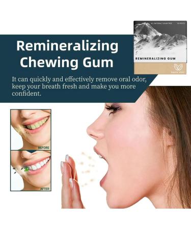 Larineco - Remineralizing Gum Larineco Remineralizing Gum Chewing Gum Organic Larineco Gum All Natural Mint Remineralizing Gum with Nano-Hydroxyapatite Sugar Free (2boxes) - Buy Online on GoSupps.com