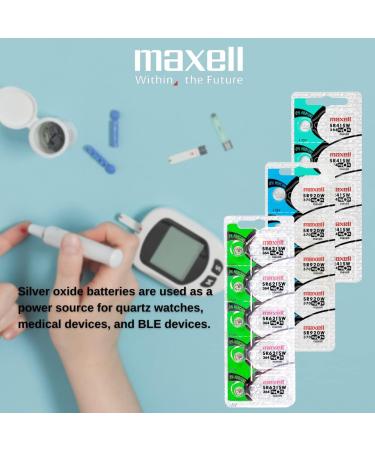 Buy 40 Authentic Maxell 364 Silver Oxide 1.55V Batteries SR621SW - International Shipping Available - Buy Online on GoSupps.com