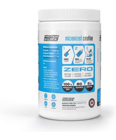 Protein Source Creatine Monohydrate Powder | Micronized 400G - Increase Strength - Reduce Fatigue - Lean Muscle Building - 100% Pure Creatine - Better Absorption - Supports Muscle Growth - Unflavored - 80 Servings - Buy Online on GoSupps.com