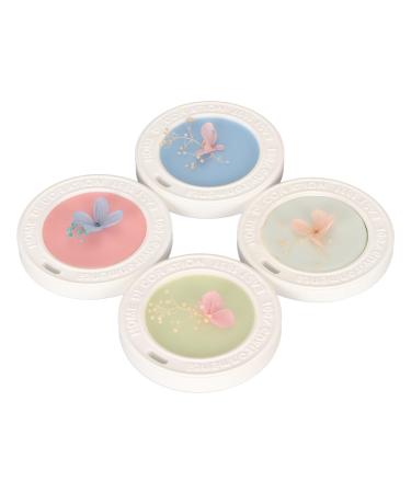 Aromatherapy Wax Tablets Dried Flowers Easy Hanging Scented Wax Blocks 4 Pieces for Bathroom Bedroom Genericrug354ae9i