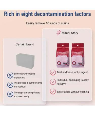 Gienslru Clothes Stain Removal Wipes 20 Pack Stain Remover - Individual Wrapped Cleaning Wipes - No Dry Cleaning Food Grease Coffee Off Laundry Underwear Fabric (3pcs) - Buy Online on GoSupps.com