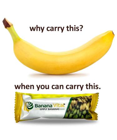 Banana Vital Simply Bananas and Guava Fruit Bar Bundle - 6 Count (30g) Bars | Gluten Free, Vegan, Non-GMO - Shelf Stable & All-Natural - Buy Online on GoSupps.com