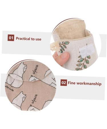 Shop Cabilock 6-Piece Portable Menstruation Travel Pads Set - Stylish Storage Bags for Outdoor & Travel (13x13cm) - Buy Online on GoSupps.com