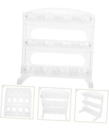 DOITOOL Egg Grid Fridge Eggs Organizer Kitchen Egg Holder Egg Organizer Plastic Refrigerator Decorate Transparent 20.00X20.00X11.00CM - Buy Online on GoSupps.com