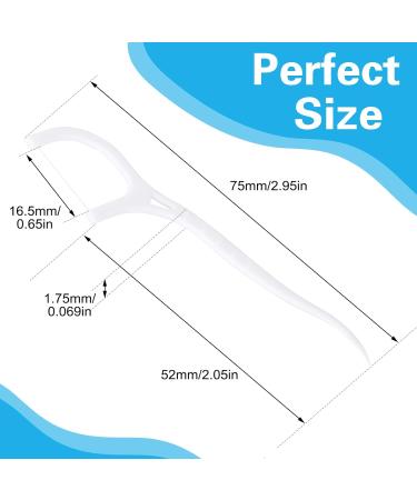 400 Pcs Umorismo Disposable Dental Floss Picks with Box - Interdental Cleaning for Women and Men - Buy Online on GoSupps.com