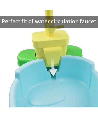 Toysructin Bird Parrot Bathtub - Automatic Bird Bathroom Accessories for Small to Medium Birds - Bird Shower Bowl Set - Buy Online on GoSupps.com