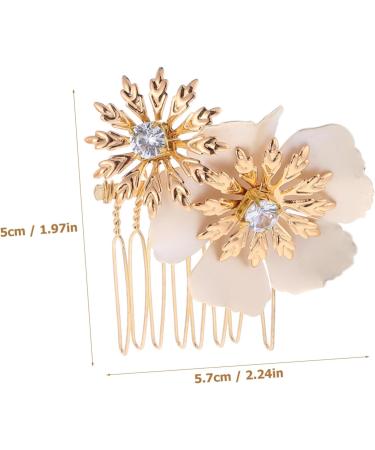 Didiseaon 1 Pair wedding hair accessories wedding grace hair comb headgear rhinestones hair combs for wedding hair combs for women accessories fine hair rhinestone hair comb hair Hair up - Buy Online on GoSupps.com