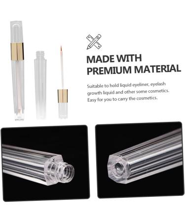 CANIGHT 6pcs Bottle Clear Eyeliner Bottle Empty Eyeliner Tube Clear Container - Buy Online on GoSupps.com