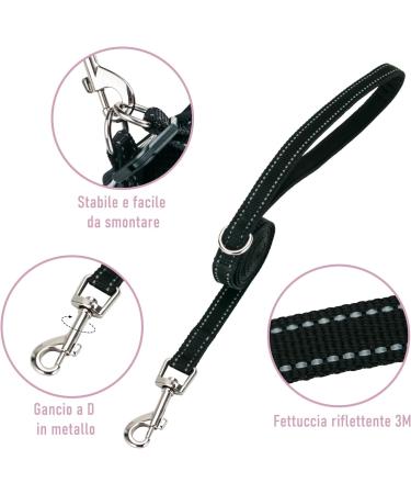Buy Black Padded Dog Harness for Small Dogs - Comfortable Puppy Harness - SS Black - Buy Online on GoSupps.com