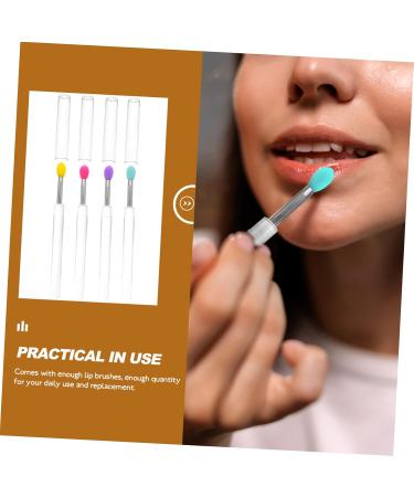 24 Pcs Lipstick Brush Set - Silicone Lip & Eye Makeup Applicators | Ideal for Women s Makeup Tools - Buy Online on GoSupps.com