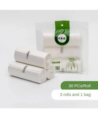 Garbage bag portable custom thickened full biodegradable kitchen bathroom household plastic bag 150pcs - Buy Online on GoSupps.com