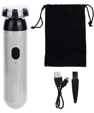 Electric Shaver Electric Beard Trimmer Portable Cleaning for Men (Silver) - Buy Online on GoSupps.com