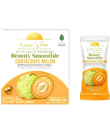 Luxe Slim Beauty Smoothie Cantaloupe Melon (21g x 10 Sachets) 1 Box