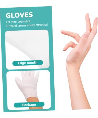 Healeved 2 Pairs Moisturizing Gloves Hand Softening Dry Skin Care Essential Oil Glove Pink Cracked Gel Gloves Sun Protection Gloves for Women Mittens Lotion Spa Sebs White Cosmetic Women's - Buy Online on GoSupps.com