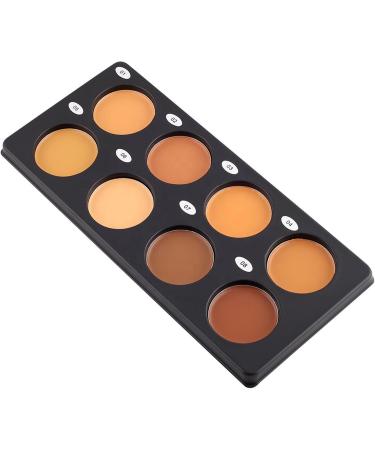 TQEBWUS Cream Contour Palette - 8 Shades Anti-Streak Waterproof Face Makeup | Color Corrector Palette - For Home Travel Hotel Apartment School - Buy Online on GoSupps.com