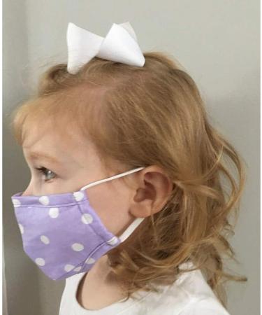 Small Child Fitted Cotton Face Mask with Filter Pocket - Reusable 3 Layer Washable Fabric Mask - Adjustable Ear Loops & Nose Bridge - Variety Packs Available - Buy Online on GoSupps.com