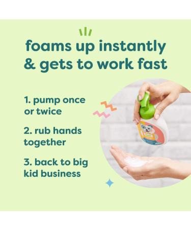 Babyganics Kids Foaming Hand Sanitizer Alcohol-Free Cupcake Scent 8.45oz - Pack of 3 | Kills 99.9% of Bacteria - Buy Online on GoSupps.com