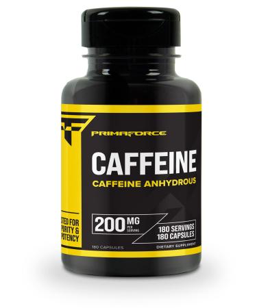 Primaforce Caffeine Pills 200mg 180 Capsules