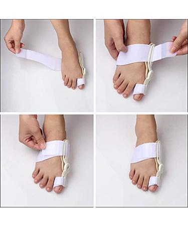 Extreme Fit Orthopedic Bunion Corrector (2-Pack) for Women and Men - Adjustable Soft-Comfort Hammer Toe Straightener and Corrector - Breathable Medical-Grade Bunion Splint - Buy Online on GoSupps.com