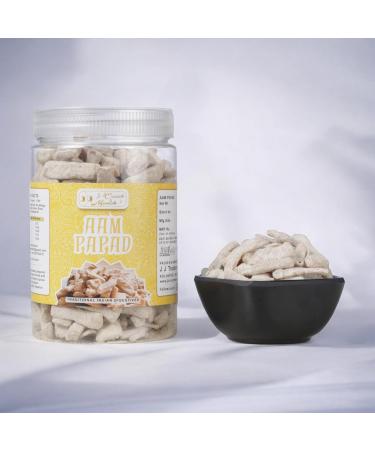 J J Crunch N Munch Aam Papad Candy Sweet & Chatpata Aam Mango Slice Khatta Meetha and Chatpata Aam papad Lachha 300g (6) - Buy Online on GoSupps.com