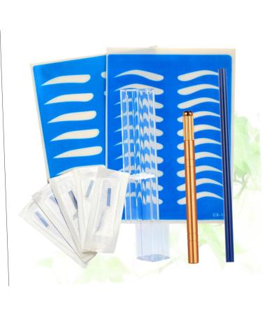 Healifty 3pcs Microblading Golden Storage Kit Pen Semi-permanent with Eyebrow Manual Practice Pencil 1 count (Pack of 1) Goldenx3pcs - Buy Online on GoSupps.com