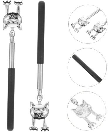 Minkissy 2-Piece Back Scratchers | Stainless Steel Anti-Itching Long Handle Body Scratch Stick - Buy Online on GoSupps.com