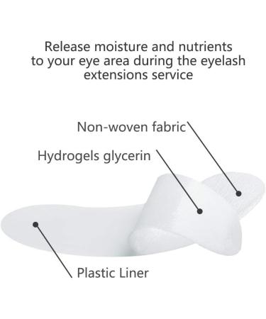 Arison Lashes Eye Gel Pads - 50 Pairs | Lint-free Under Eye Patches for Eyelash Extensions | Smooth Front & Collagen Back | Purple - Buy Online on GoSupps.com