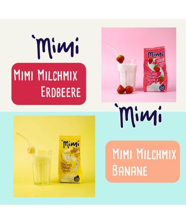 Mimi Mixed Drinks Pack of 8 - Milk Powder Mix (2 Packs x 400g) Banana Strawberry Mango Vanilla - Value Pack - Ideal for Leisure School or Take Away for Every Excursion - Buy Online on GoSupps.com