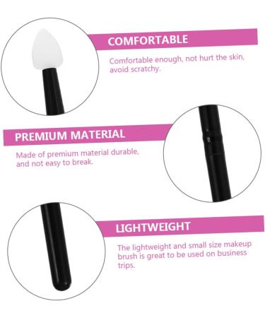 PLAFOPE 3pcs Makeup Brush Makeup Applicator Sponges Makeup Black Plastic Handle - Buy Online on GoSupps.com