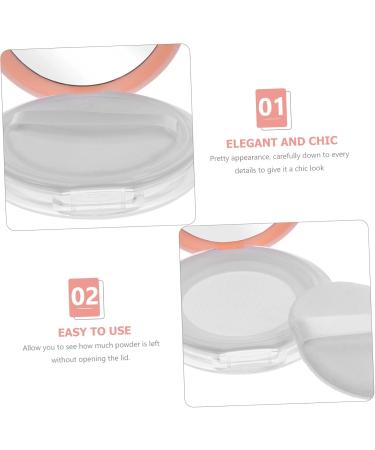 FOMIYES 2pcs Powder Box Cosmetics Makeup Powder Holder Loose Powder Cases 3g Ultra Thin Distribution Box Pink 7.6X1.6X1.6CM - Buy Online on GoSupps.com