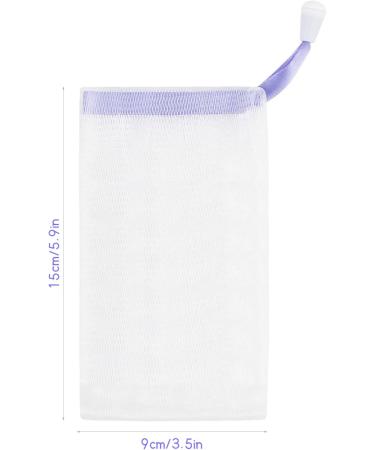 Jinlaili 10-Pack Soap Mesh Pockets | Nylon Soap Bags for Swimming Facial Cleaning & Body Peeling - 9x15 cm with Cord Pull - Buy Online on GoSupps.com