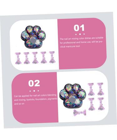 POPETPOP 1 Set Nail Practice Holder Practice Nail Tip Holder Nail Painting Nail Polish Display Rack False Nail Stand Nail Tools Nail Gel Nail Tip Stand Makeup Palette Crystal Glue Magnetic 4.8x4.5cm As Shown - Buy Online on GoSupps.com