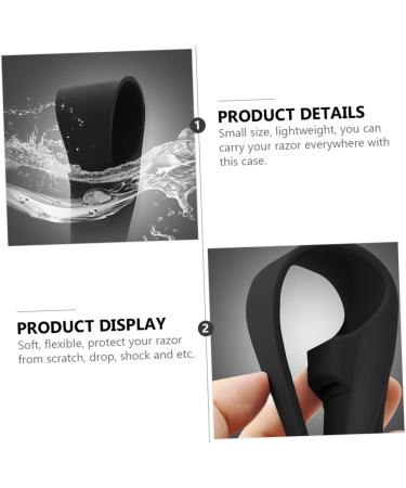 Shop Minkissy 4-Piece Dermaplane Razor Set | Travel Makeup Carrier & Shaver Holder | Silicone Razor Bag for Perfect Travel Shaving - Buy Online on GoSupps.com