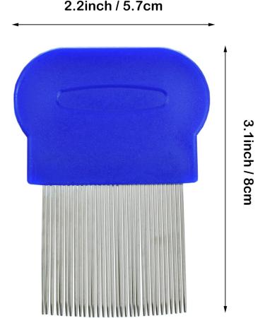 2 pcs Flea Comb for Dog Cat Flea Lice Tear Stain Remover Pet Combs Fine Tooth Grooming Removal Tool Long Time Using - Buy Online on GoSupps.com