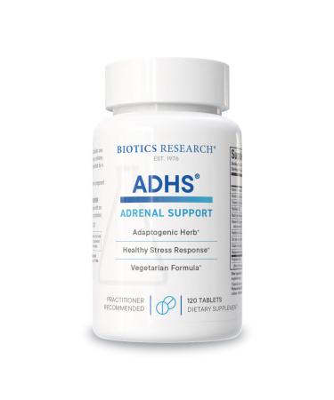 Biotics Research ADHS Adrenal Support Supports Normal Cortisol Levels Antioxidant Support More Energy Healthy Response 120 Tabets 120 Count (Pack of 1)