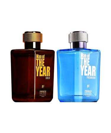 CREATION KRIVA French Factor MOY Premium & Gold Pack of 2 Perfume for Men Long Lasting Party Perfume Special Perfume Luxury Perfume Attractive Perfume for Men
