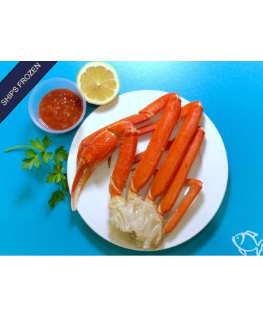Premium Ocean's Finest Snow Crab Legs (Large) - 3 LB's - Fresh Seafood Delivered - Buy Online on GoSupps.com