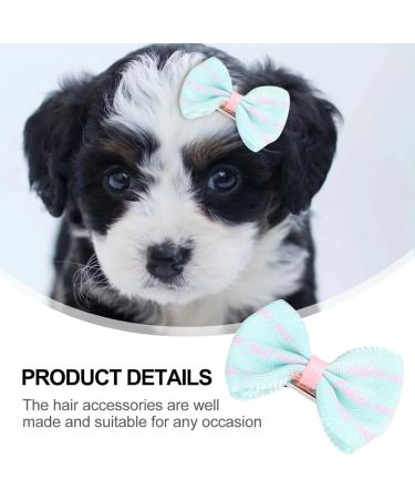 Buy Luliyldj 10-Piece Dog Hair Clips & Grooming Accessories | Bowknot Headgear for Small & Medium Dogs and Cats | Pet Care Essentials - Buy Online on GoSupps.com