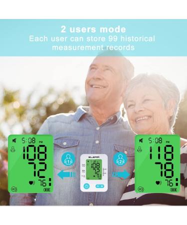 XL Blood Pressure Monitor for Big Arms 5.56-18.96 Inches - Automatic BP & Heart Rate Monitor for Adults (White) - Buy Online on GoSupps.com