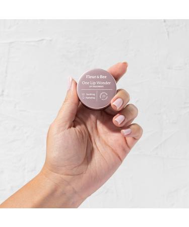 Peptide Lip Treatment with Anti-Aging Benefits | Clean 100% Vegan Cruelty Free | Restorative Repair For Dry Lips That Visibly Plumps and Hydrates | One Lip Wonder by Fleur & Bee (0.17 oz) 0.17 Ounces - Buy Online on GoSupps.com