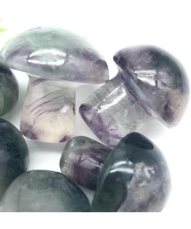 Specimen Natural Green Purple Fluorite Crystal Mushroom Shaped Polished Stone DecorNaturalStones and CrystalsStone ZJGIDTEM - Buy Online on GoSupps.com
