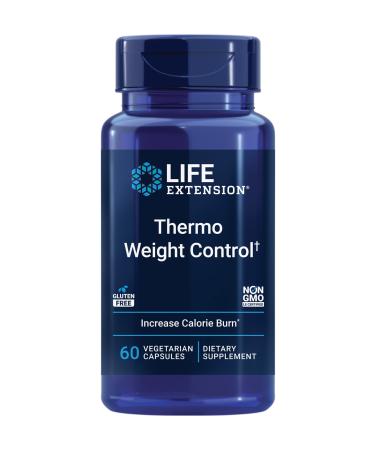 Life Extension Thermo Weight Control   Encourages Fat Burning Healthy Weight Loss & Thermogenesis   Patented Capsaicin Extract   Weight Management   Gluten-Free   60 Vegetarian Capsules