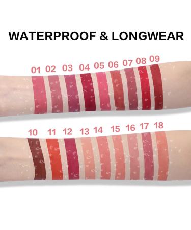 EVPCT 3Pcs Matte Lipstick & Lip Liner Set, Waterproof & Long Lasting 24 Hours - Pink, Nude, Purple Shades - Includes Sharpener - 3 Count - Buy Online on GoSupps.com
