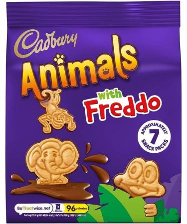 Chocolate Biscuit Bundle with Mini Animal Biscuits 7 Pack With Freddo 140g (4 Pack) - Buy Online on GoSupps.com