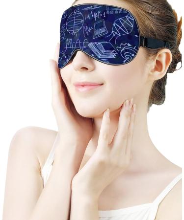 Physics Elements Science Sleep Mask - Adjustable Eye Cover for Sleeping and Travel - Buy Online on GoSupps.com