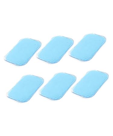 Fomiyes 30 pieces leaf gel pads for abdominal stimulators Gelpads for belly tone hydrogel pads hydrogel pads Transparent gel pads replacement gel pads intelligent patch accessories ABS sticker white 6.00x4.00x0.10cm As shown